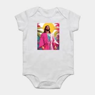 Jesus Christ With God Nothing is Impossible Baby Bodysuit